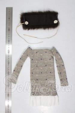 画像3: SD&DD/OF：dollheart製総柄ドレスセット A-26-08-12-008-TN-ZU