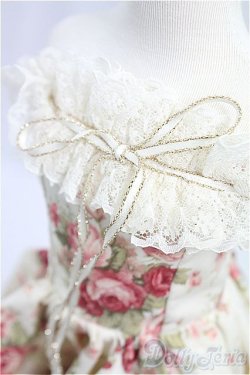 画像4: ＳＤG/ＯＦ：ベアトップドレス：クリーム/1/3　60ｃｍ　BJD　MJD　衣装　ドール用 I-25-11-30-143-KD-ZI