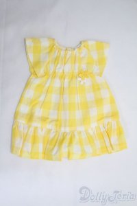 30cmドール/OF：ワンピース(黄色/チェック) I-25-06-01-2091-TN-ZI