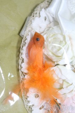 画像2: SD、MSD/OF：苺と鳥のムギワラハート/1/3　60ｃｍ　BJD　MJD　衣装　ドール用 I-25-07-06-3096-TN-ZI
