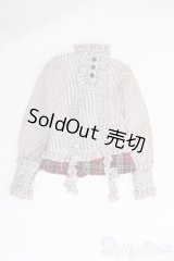 SD13BOY/OF ストライプシャツ/1/3　65ｃｍ　BJD　MJD　衣装　ドール用 I-25-07-06-3051-TO-ZI