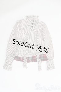 SD13BOY/OF ストライプシャツ/1/3　65ｃｍ　BJD　MJD　衣装　ドール用 I-25-07-06-3051-TO-ZI