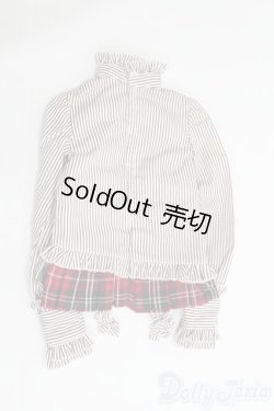 画像2: SD13BOY/OF ストライプシャツ/1/3　65ｃｍ　BJD　MJD　衣装　ドール用 I-25-07-06-3051-TO-ZI