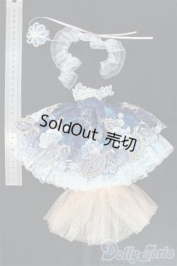 画像2: 1/6ドール(27cm)/OF ドレスセット(青ｘ薔薇) I-25-01-19-2137-TO-ZI