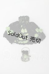 1/6ドール(20cm)/OF ドレス(黒ｘ緑) I-26-07-16-267-KD-ZI