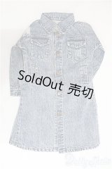 70cmドール/OF：デニムロングコート(MSiredoll製) I-25-04-13-2071-TN-ZI