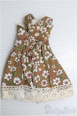 画像2: 【SALE】1/6ドール(27cm)/OF ワンピース(茶ｘ花) I-24-11-24-2156-TO-ZI