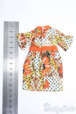 画像2: 1/6ドール(22cm)/OF ワンピース(ドットｘ花) I-25-06-08-3135-TO-ZI