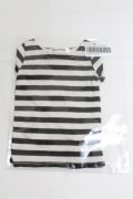 LUTS/OF stripe T shirts Black：Nine9style製 I-24-01-14-2102-TO-ZI
