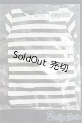 LUTS/OF stripe T shirts Black：Nine9style製 I-25-03-23-3074-TO-ZI