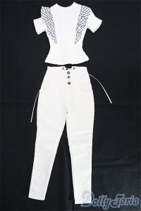 【SALE】DD/OF ホワイトxチェクスキニーセット I-25-01-19-2117-TO-ZI