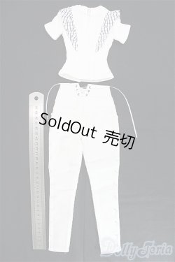 画像2: 【SALE】DD/OF ホワイトxチェクスキニーセット I-25-01-19-2117-TO-ZI