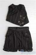 【SALE】キキポップ/OF きのこプラネット：LOVERS SMILEベスト&ショートパンツセット I-24-11-24-1120-TO-ZI