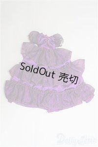 リカちゃんキャッスル/OF 3段オーガンジードレス紫 I-25-04-13-2107-TO-ZI