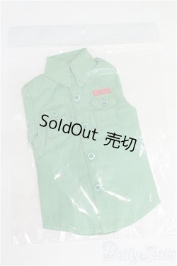 画像1: SD13BOY/OF シャツ(緑)/1/3　65ｃｍ　BJD　MJD　衣装　ドール用 I-25-08-10-069-KD-ZI