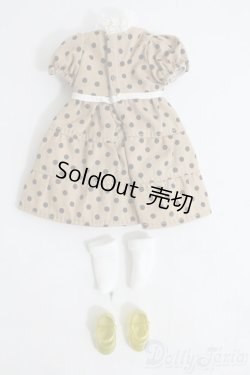 画像2: リカちゃん/OF リボンドットワンピース/ファッションドール　衣装 I-25-07-06-2119-TO-ZI
