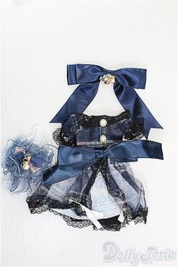 画像1: DOLL MORE/OF Navy Ribbon Dress set I-24-03-31-3101-TO-ZI