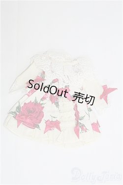 画像1: 22ｃｍドール/OF ワンピース(バラ柄) I-25-04-13-2143-TO-ZI