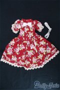 27〜30cmドール/OF 花柄ワンピース I-25-01-19-2136-TO-ZI