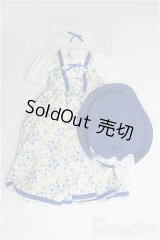 【SALE】MSD(SDM)/OF:花柄ロングワンピース(青) I-25-01-12-3086-GN-ZI