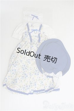 画像1: 【SALE】MSD(SDM)/OF:花柄ロングワンピース(青) I-25-01-12-3086-GN-ZI
