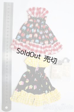 画像2: 1/6(27cm)ドール/OF ワンピースセット(リンゴxスイーツ) I-25-04-20-2137-TO-ZI