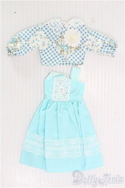 画像1: 【SALE】リカちゃん/OF 水色ワンピース+花柄ボレロ I-24-11-17-3143-TO-ZI