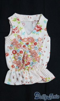 1/6ドール/OF トップス(花) I-25-05-18-2139-TO-ZI