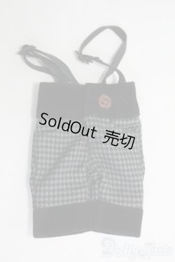 画像1: 30cmドール/OF サロペット(チェック柄) I-25-06-29-3079-TO-ZI