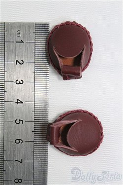 画像2: 1/6ドール(22cm)/シューズ(ワインレッド) I-25-02-09-3142-TO-ZI