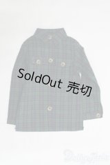 60cmドール/OF：チェックシャツ I-25-06-01-2093-TN-ZI