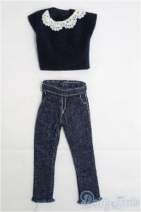 【SALE】22ｃｍ〜24ｃｍドール/OF：ディーラー製デニム衣装セット I-25-02-23-3102-TN-ZI