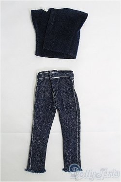 画像2: 22ｃｍ〜24ｃｍドール/OF：ディーラー製デニム衣装セット I-25-02-23-3102-TN-ZI