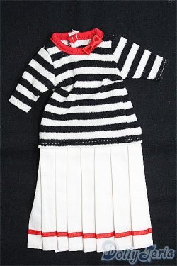 画像1: ジェニー/OF ワンピース(ボ-ダー)：リトルファクトリー製 I-25-03-23-3089-TO-ZI