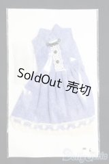1/6ドール(27cm)/OF ワンピースセット(青ｘレース) I-25-05-18-3126-TO-ZI