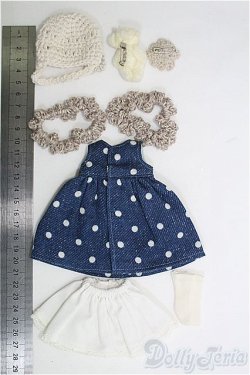 画像2: 1/6ドール/OF ワンピースセット(ドット) I-25-07-27-266-TO-ZI