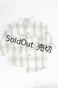 SD13BOY/OF：オーバーサイズチェックシャツ(MELODY.C様製) I-25-03-23-2033-TO-ZI