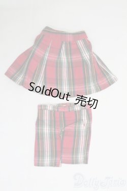画像1: 40cmドールサイズ/OF チェックボトムス2点セット I-25-06-08-2080-TN-ZI