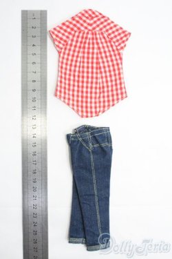 画像2: バービー/OF：チェックシャツ+デニム I-25-05-11-2081-TN-ZI