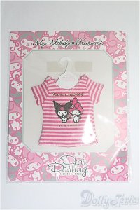 【SALE】ネオブライス/OF：deardarling：マイメロディ＆クロミTシャツ I-25-01-12-2129-TO-ZI
