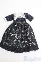 【SALE】1/6ドール(22cm)/OF ワンピースセット(ドットxレース) I-24-12-08-2139-TO-ZI