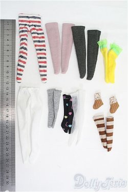画像2: 22〜24ｃｍドール/ソックス・タイツ10点セット/0 I-25-08-10-045-TN-ZI