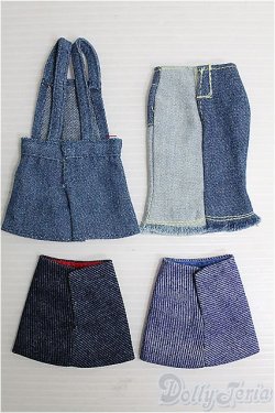 画像2: 【SALE】1/6ドール(22cm)/OF デニムスカート4点 I-24-11-17-2169-TO-ZI