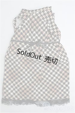 画像1: SD13GIRL/OF：ノースリーブ千鳥ワンピ I-25-02-23-3037-TN-ZI