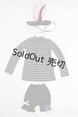 DD/衣装セット：ボーダー＆うさみみ I-25-06-08-3068-TN-ZI