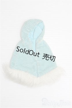 画像1: フランシー/ヴィンテージOF：blue cape poncho coat I-25-01-05-2149-TO-ZI