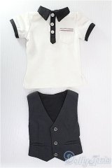 【SALE】ＳＤ17ＢＯＹ/ベスト＆ポロシャツセット I-24-11-10-2044-TN-ZI