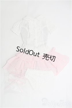 画像1: DD/フリルブラウスセット（白・ピンク） I-25-03-16-2064-TN-ZI