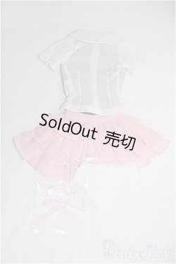 画像2: DD/フリルブラウスセット（白・ピンク） I-25-03-16-2064-TN-ZI