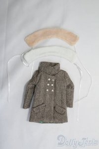 1/6(22〜24ｃｍ)ドール/OF：コート+ケープバラセット I-25-06-29-3106-TO-ZI